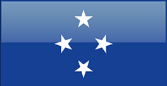Micronesia flag - medium - style 4