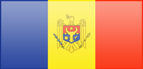 Moldova flag - large - style 3