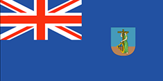 Montserrat flag - medium - style 1