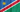Namibia flag - tiny - style 2
