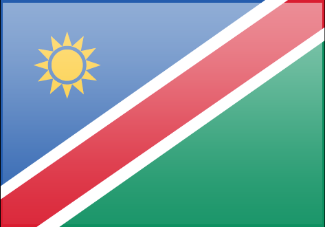Namibia flag - large - style 3