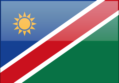 Namibia flag - large - style 4