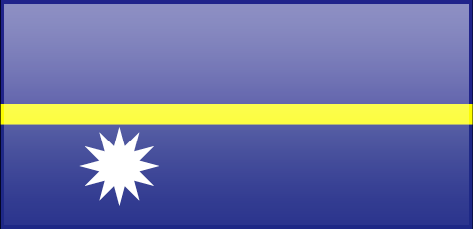 Nauru flag - large - style 3