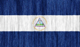 Nicaragua flag - small - style 2
