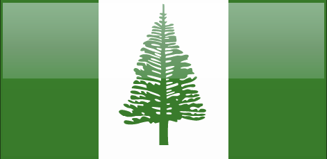 Norfolk Island flag - large - style 4