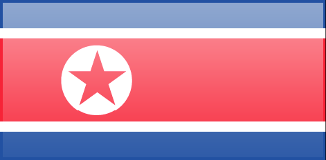 North Korea flag - large - style 3