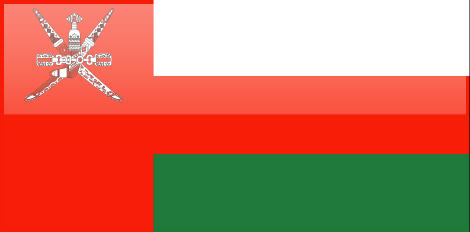 Oman flag - large - style 4