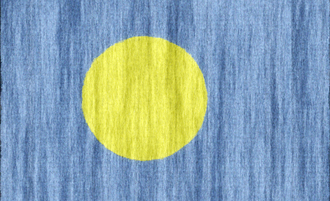 Palau flag - large - style 2