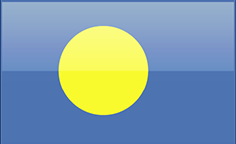 Palau flag - medium - style 4