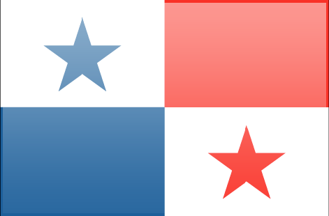 Panama flag - large - style 3