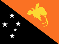 Papua New Guinea flag - medium - style 1