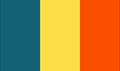 Romania flag - medium - style 1