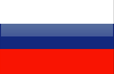 Russian Federation flag - medium - style 4