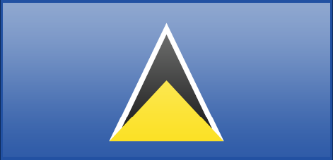 Saint Lucia flag - large - style 3