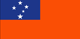 Samoa flag - small - style 1