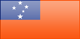 Samoa flag - small - style 3