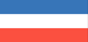 Serbia and Montenegro flag - small - style 1