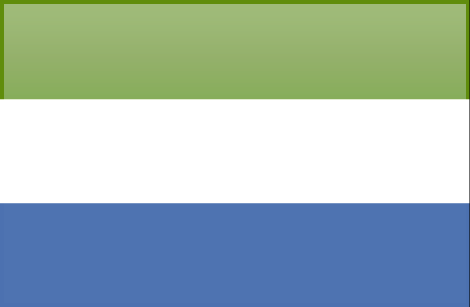 Sierra Leone flag - large - style 4