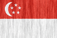Singapore flag - medium - style 2