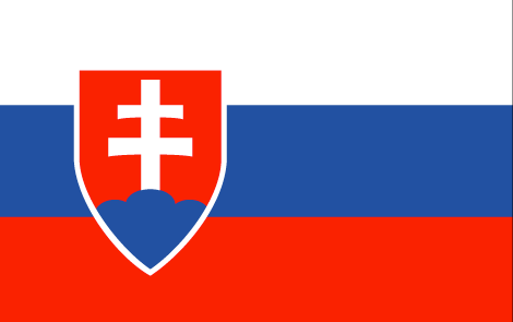 Slovakia flag - large - style 1