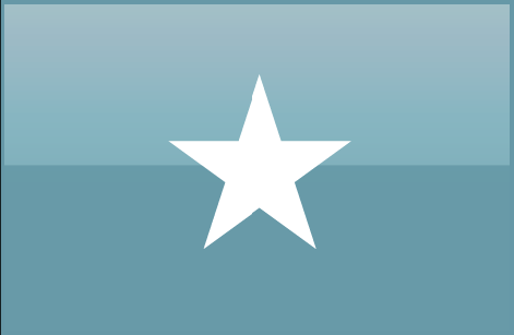 Somalia flag - large - style 4