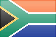 South Africa flag - medium - style 3