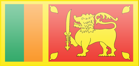 Sri Lanka flag - large - style 3