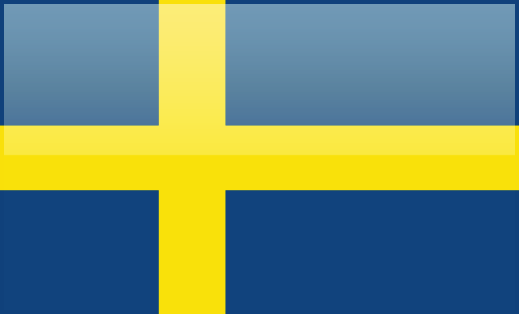 Sweden flag - large - style 4
