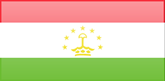 Tajikistan flag - medium - style 3