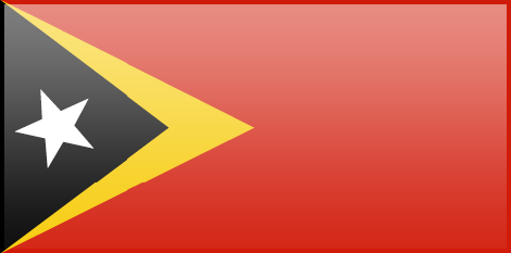 Timor-Leste flag - large - style 3