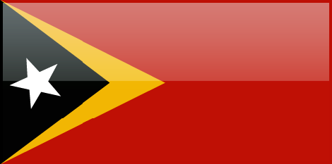 Timor-Leste flag - large - style 4
