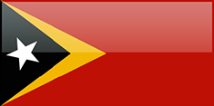 Timor-Leste flag - medium - style 4