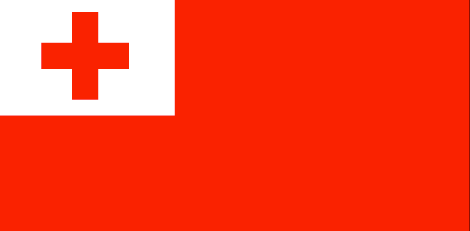 Tonga flag - large - style 1