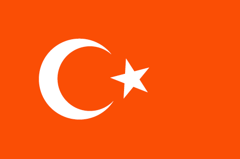 Turkey flag - large - style 1