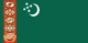 Turkmenistan flag - small - style 1