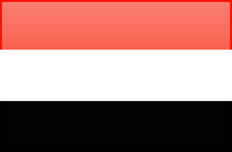 Yemen flag - large - style 4